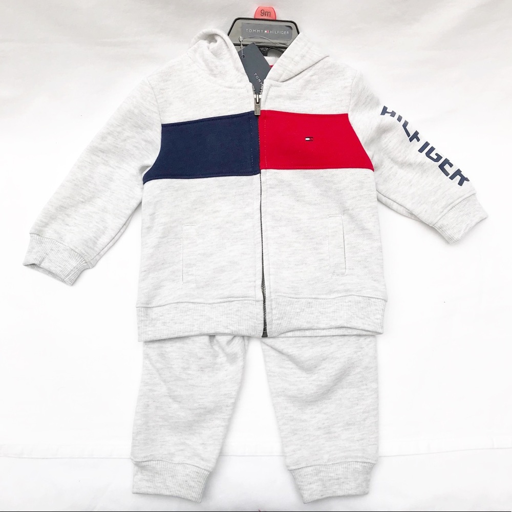 Tommy Hilfiger Fleece Hoodie & Jogger Pant Set